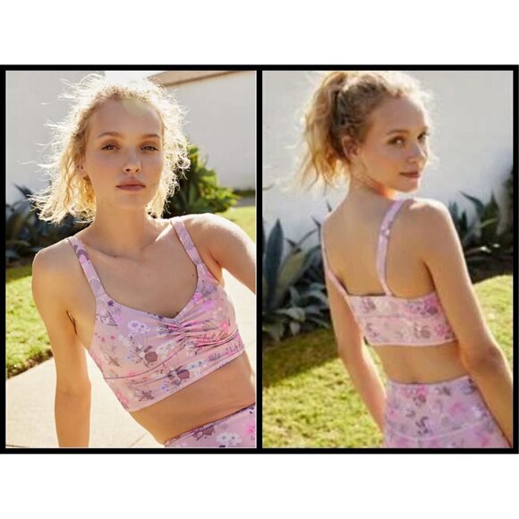 💕SPELL & THE GYPSY💕 Wild Bloom Crop Top ~ Blush Pink Small S NWT - Picture 7 of 16